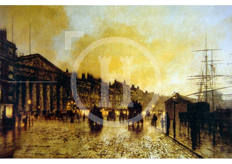 Atkinson Grimshaw: The Customs House